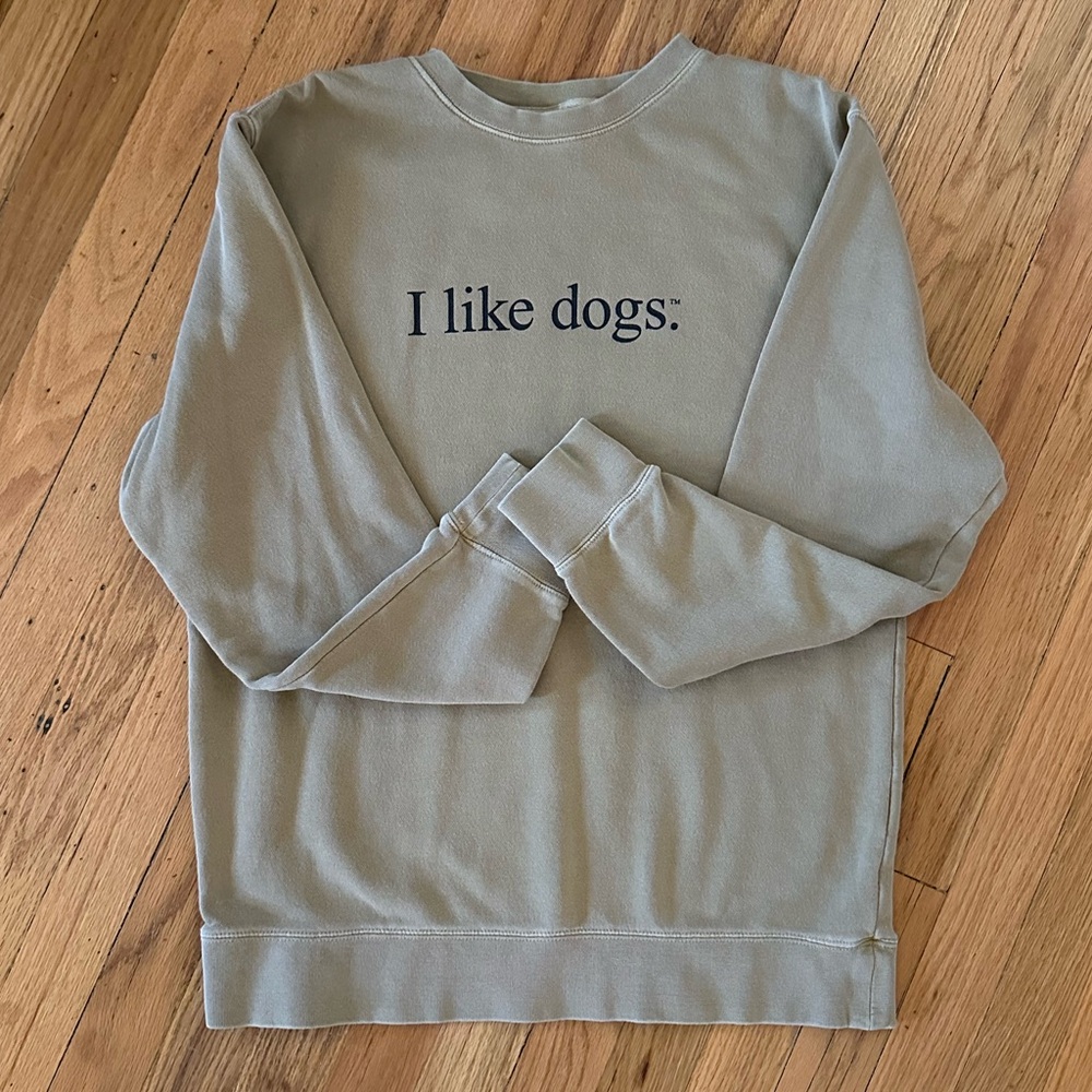 Diogie I Like Dogs Crew Neck Sweatshirt